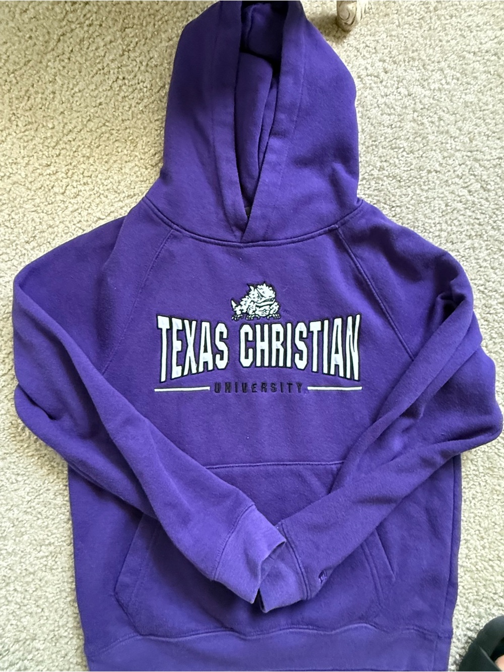 Unisex Youth TCU Hoodie (Size 12-14)